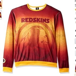 FOCO NFL Mens Ugly Sweater Washington Redskins
